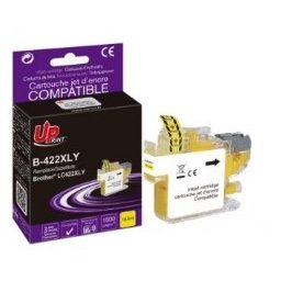 Tinteiro Compatível para Brother LC422XLY Amarelo