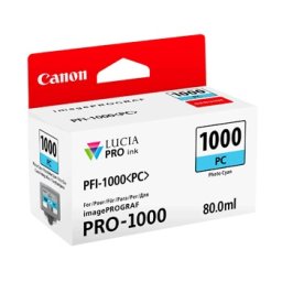 Tinteiro Canon PFI-1000 Azul Foto 0550C001 80ml