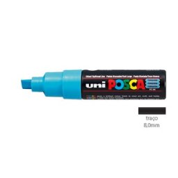 Marcador Uniball Posca PC-8K 8,0mm Turquesa