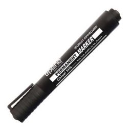 Marcador Perm. Grosso 2,0mm Epene EP11-2002 Preto - 2 unidades