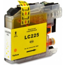 Tinteiro Compatível para Brother LC225XLY Amarelo