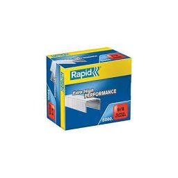 Agrafos 9 / 8 Rapid (10 / 50 Folhas) Cx5000un