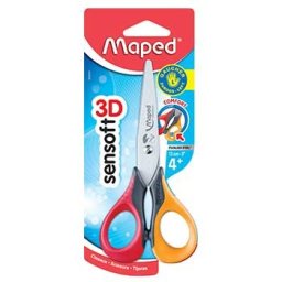 Tesoura 13cm Maped Pontas Redondas para Esquerdinos