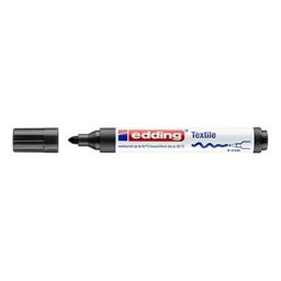 Marcador Tecidos Edding 4500 Preto - 2 unidades