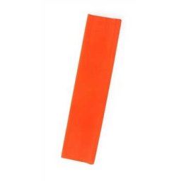 Papel Crepe 50x250cm Rolo Cor Laranja - 5 unidades