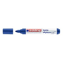 Marcador Tecidos Edding 4500 Azul - 2 unidades