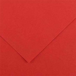 Cartolina 50x65cm Vermelho 185g 1 Folha Canson - 25 unidades
