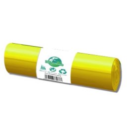 Sacos Lixo 100 / 120L Amarelo 22kg 85x105cm Rolo 20un - 3 unidades
