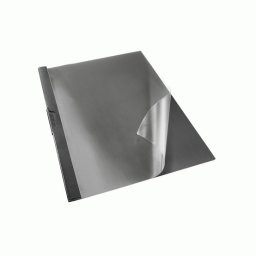 Classificador Clip Lateral 3mm 30 Folhas Esselte Preto