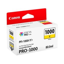 Tinteiro Canon PFI-1000 Amarelo 0549C001 80ml