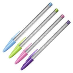 Esferografica Ball Point large BICfun cores sortidas Cx 20un