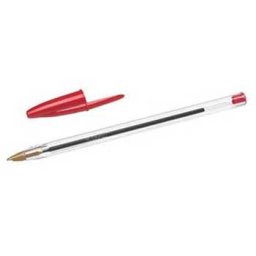 Esferografica Ball Point BIC Cristal Vermelho - Cx 50un