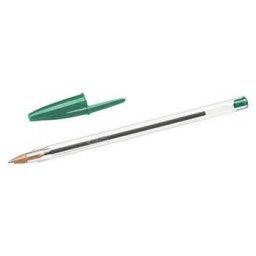 Esferografica Ball Point BIC Cristal Verde - Cx 50un