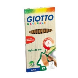 Lapis Cor 18cm Giotto Natural Cx Cartao 12un