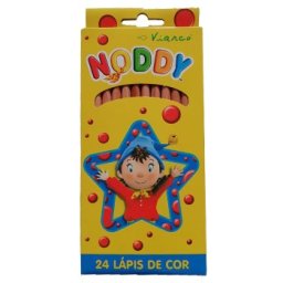 Lapis Cor 18cm Viarco NODDY Cx Cartao 24un
