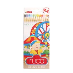 Lapis Cor 18cm Viarco RUCA Cx Cartao 24un