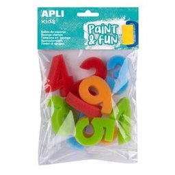 Esponja Carimbo 123 Apli Kids Paint e Fun 10 unidades