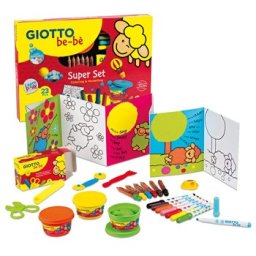 Conjunto Giotto Be-Be p / Colorir e Modelar