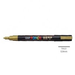 Marcador Uniball Posca PC3M 0,9mm Ouro