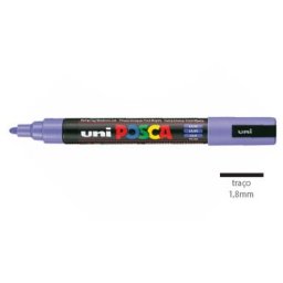 Marcador Uniball Posca PC5M 1,8mm Lilas