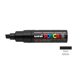 Marcador Uniball Posca PC8K 8,0mm Preto