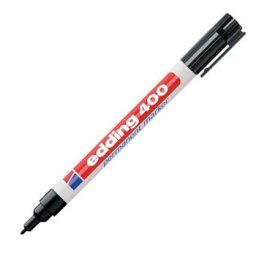 Marcador Medio Edding 400 Preto - 1 unidade