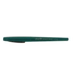 Marcador Permanente Medio Ponta Nylon Verde - 12 unidades