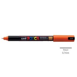Marcador Uniball Posca PC1MR 0,7mm Laranja 1un.