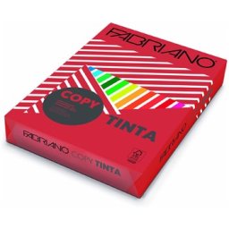 Papel Fotocopia Vermelho Copy Tinta(F605) A4 80gr 1x500Fls