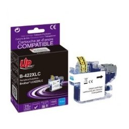 Tinteiro Compatível para Brother LC422XLC Azul