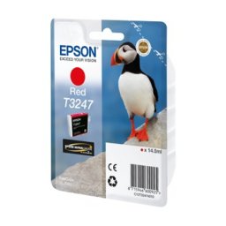 Tinteiro Epson T3247 Vermelho C13T32474010 14ml