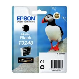 Tinteiro Epson T3248 Preto Matte C13T32484010 14ml