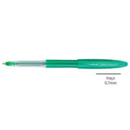 Esferografica Uni Ball Gelstick UM-170 0,7mm Verde - 12 unidades
