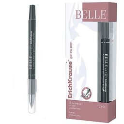 Esferografica Gel EK Belle 0,5mm Preto - 12 unidades