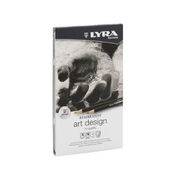 Lapis Grafite Lyra Rembrandt Art Design - Caixa Metal 12 unidades