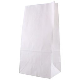 Saco Papel Pão 15x6x34cm Branco 1000un