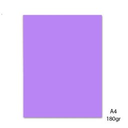 Cartolina A4 180g Lilas - 125 unidades