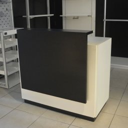 Balcão modular I9D com frente preto - OUTLET