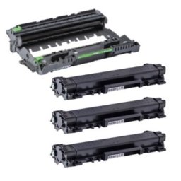 Toners Compatíveis para Brother TN-2420 3 unidades + Tambor DR2400