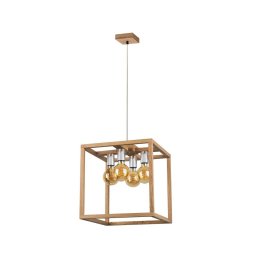 Spot-Light 61580474 - Candeeiro suspenso KAGO 4xE27/60W/230V