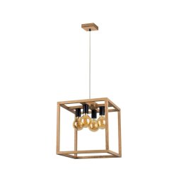 Spot-Light 61540474 - Candeeiro suspenso KAGO 4xE27/60W/230V
