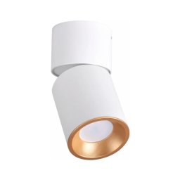 Foco NIXA 1xGU10/10W/230V branco/dourado