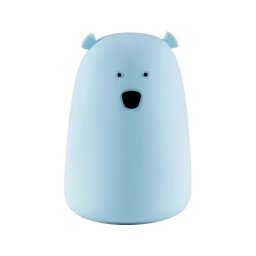 Lâmpada infantil LED RGB BEAR toque 0,8W 5V azul