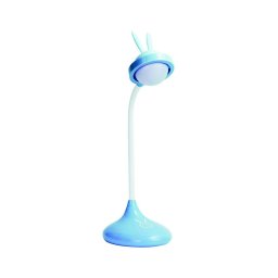 Candeeiro de criança LED de toque RABBIT LED/0,4W/5V 3000/6500K azul + USB
