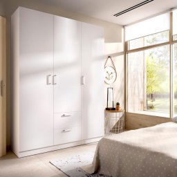 GUARDA-ROUPA 3 PORTAS E 2 GAVETAS FLOK