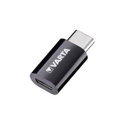 Varta 57945101401 - Adaptador Micro-USB para USB-C