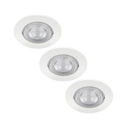 Philips - CONJUNTO 3x Foco de encastrar LED TARAGON LED/4.5W/230V 2,700K