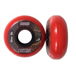 Ground Control Earth City Wheels 60mm 90A red (4 pack)