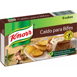 Caldos para Bifes Knorr - 8 unidades