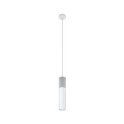 Sollux SL.0647 - Candelabro suspenso BORGIO 1xGU10/40W/230V betão/metal branco